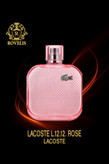 عطر ادکلن لاگوست صورتی رز زنانه / Lacoste L.12.12 EDP Rose For Her Pink