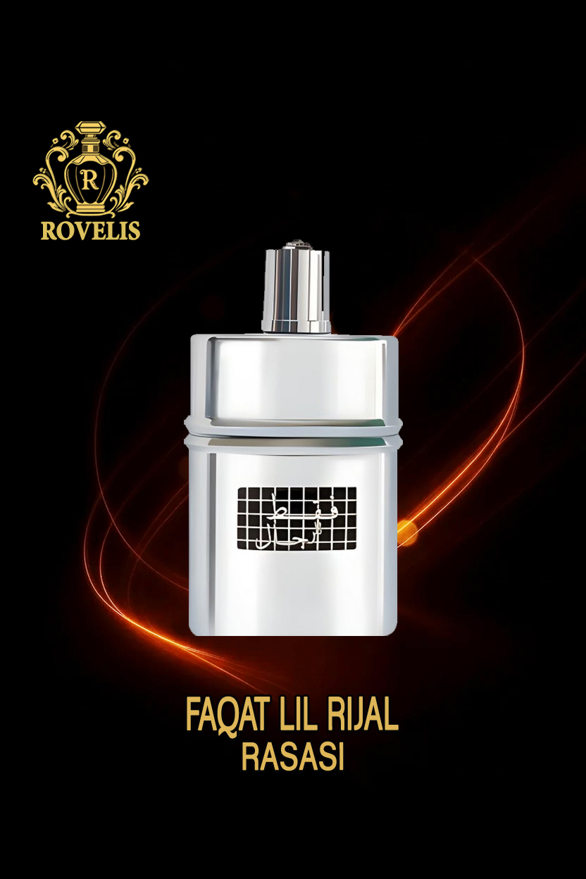 عطر اسانس گرمی فقط  الرجال رصاصی /  Rasasi Faqat Lil Rijal
